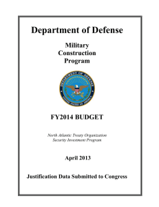 Department of Defense Military Construction Program