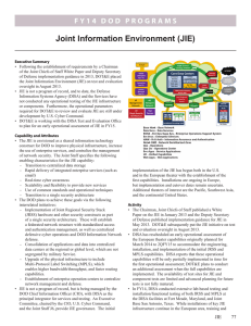 Joint Information Environment (JIE)