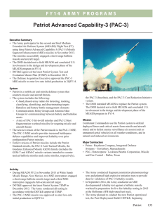 Patriot Advanced Capability-3 (PAC-3)