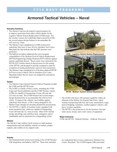 Armored Tactical Vehicles – Naval