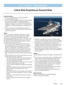 LHA-6 New Amphibious Assault Ship
