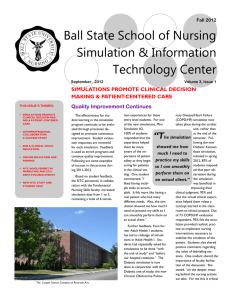 Ball State School of Nursing Simulation &amp; Information Technology Center