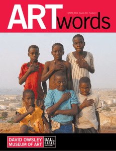 ART words SPRING 2015  Volume 20 |  Number 2