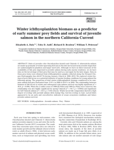 Winter ichthyoplankton biomass as a predictor