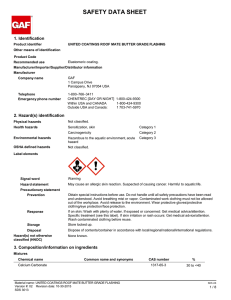 SAFETY DATA SHEET 1. Identification