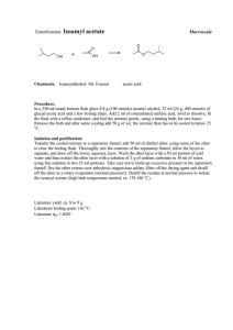 Isoamyl acetate +  Macroscale