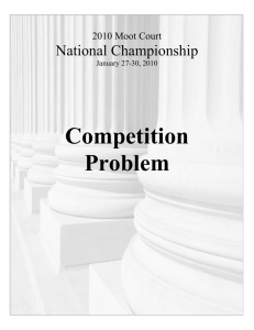 Competition Problem National Championship