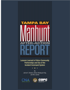TAMPA BAY AFTER-ACTION Lessons Learned in Police-Community Partnerships and Use of the