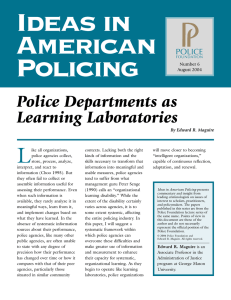 Ideas in American Policing L