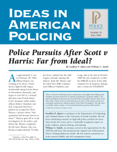 Ideas in American Policing A