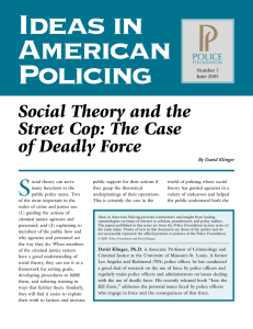 Ideas in American Policing S