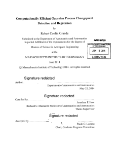 Computationally Efficient  Gaussian Process  Changepoint Detection  and Regression