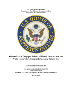 U.S. House of Representatives Committee on Oversight and Government Reform
