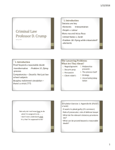 Criminal	Law Professor	D.	Crump