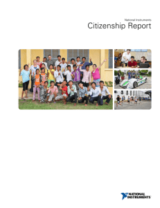 Citizenship Report National Instruments