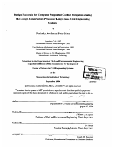 Design  Rationale for Computer Supported Conflict Mitigation  during