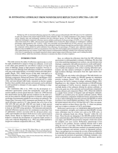 18. ESTIMATING LITHOLOGY FROM NONINTRUSIVE REFLECTANCE SPECTRA: LEG 138