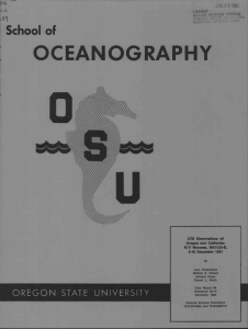 0 OCEANOGRAPHY // School of
