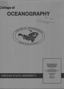 OCEANOGRAPHY of L)7
