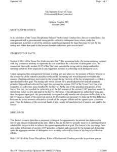 Page 1 of 3 Opinion 545 The Supreme Court of Texas