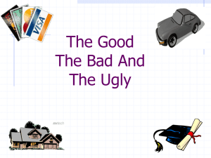 The Good The Bad And The Ugly