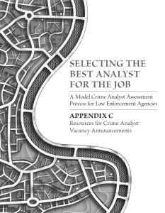 SELECTING THE BEST ANALYST FOR THE JOB APPENDIX C