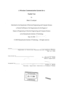 A  Wireless  Communication  System  for a J.