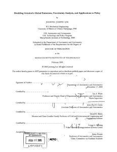 Modeling  Aviation's  Global Emissions,  Uncertainty Analysis, ...