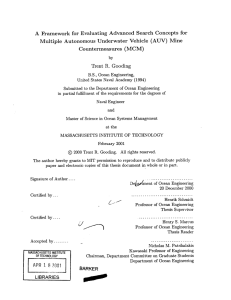 A (AUV) Countermeasures  (MCM) Trent  R.  Gooding