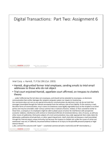 Digital Transactions:  Part Two: Assignment 6