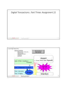 Digital Transactions:  Part Three: Assignment 22 Assent SignedK