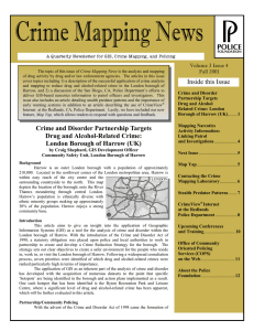 Crime Mapping News Volume 3 Issue 4 Fall 2001