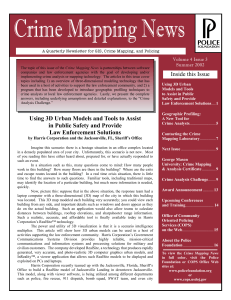 Crime Mapping News Volume 4 Issue 3 Summer 2002