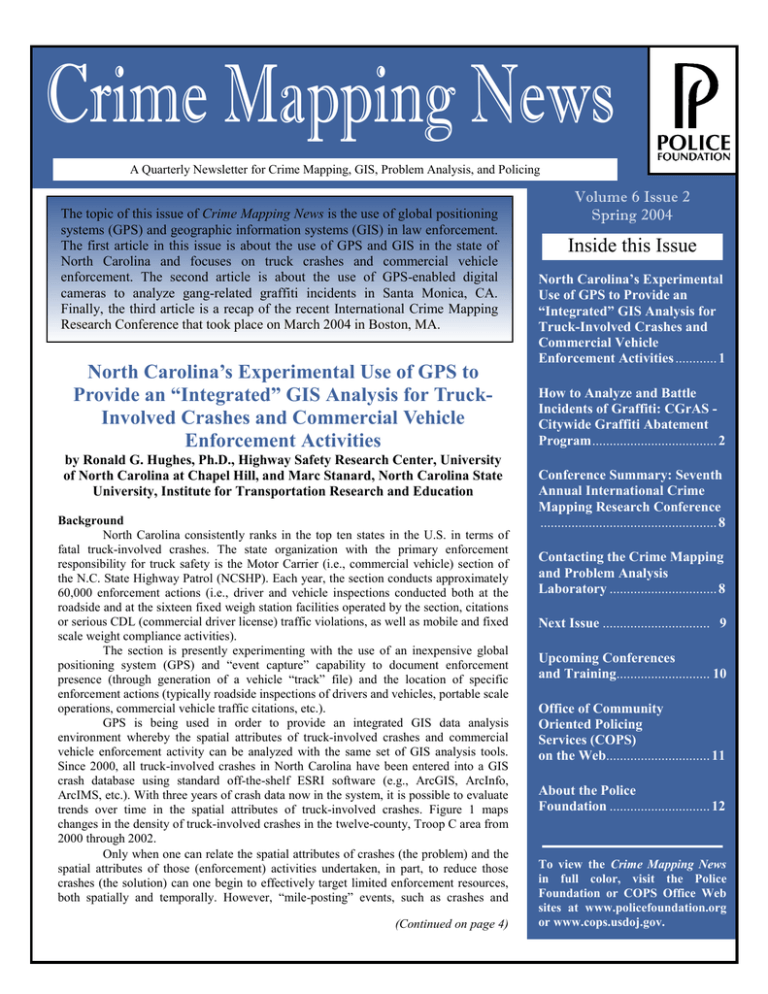 research paper on crime mapping