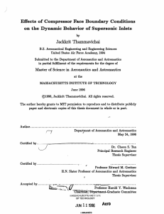 Effects  of  Compressor  Face  Boundary ... on  the  Dynamic  Behavior  of ...