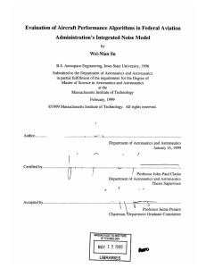 Evaluation of Aircraft Performance Algorithms  in Federal Aviation