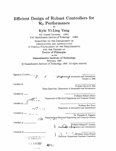 Efficient  Design  of  Robust  Controllers ... Performance 7L2