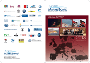 20 13 AnnuAl RepoRt www.marineboard.eu
