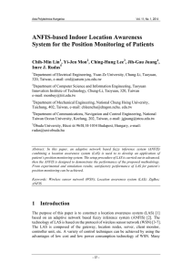 ANFIS-based Indoor Location Awareness System for the Position Monitoring of Patients