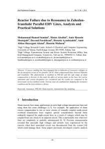 Reactor Failure due to Resonance in Zahedan- Practical Solutions