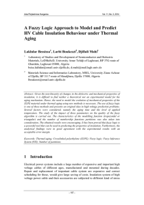 A Fuzzy Logic Approach to Model and Predict Aging Lakhdar Bessissa