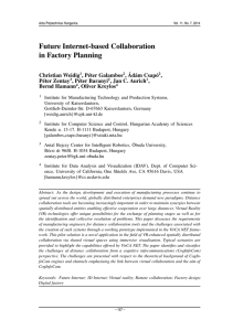 Future Internet-based Collaboration in Factory Planning