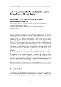 A Novel Approach for Controlling the Electric Dehcheshmeh and Hadi Givi