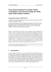 Fuzzy Brain Emotional Cerebellar Model Articulation Control System Design for Multi-