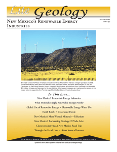 Lite New Mexico’s Renewable Energy Industries