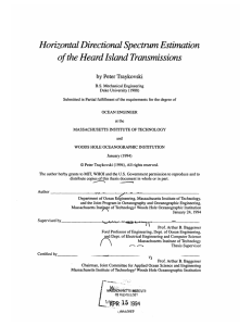 Horizontal Directional Spectrum Estimation of the Heard Island Transmissions by