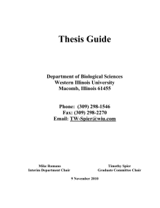 Thesis Guide