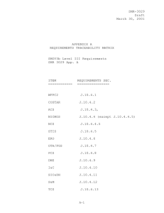 SMR-3029 Draft March 30, 2001