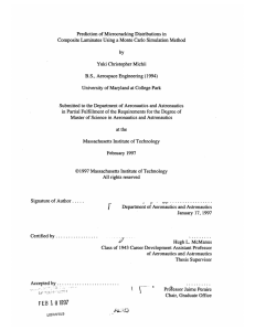 Prediction of Microcracking  Distributions  in