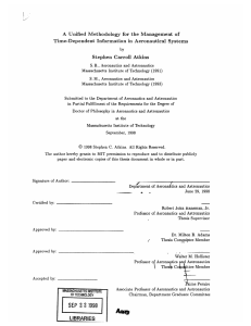 A Time-Dependent  Information in  Aeronautical  Systems